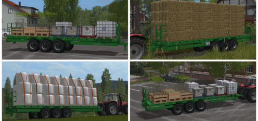 Мод прицеп Laumetris PTL-20R v 1.0 Autoload Автозагрузка Farming Simulator 2017
