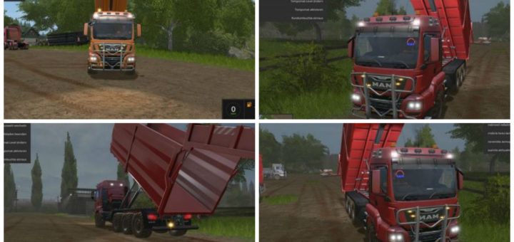Мод MAN TGS HKL v 1.0 Farming Simulator 2017