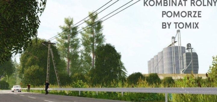 Мод карта Kombinat Agricultural Pomerania v 1.0 Farming Simulator 17