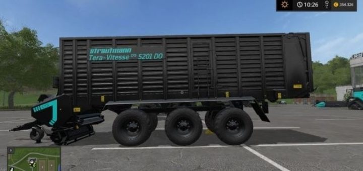Мод прицеп Strautmann Tera Vitesse 5201 Edit v 1.1 Farming Simulator 2017
