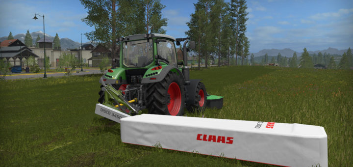 Мод газонокосилка Claas Disco 3450 Plus Farming Simulator 17