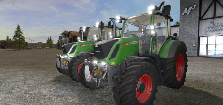Мод трактор Fendt 500 Vario V 1.0 Farming Simulator 2017