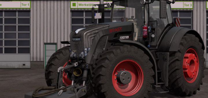 Мод трактор Fendt 900 Vario Black Beauty v 1.1.1.1 Farming Simulator 17