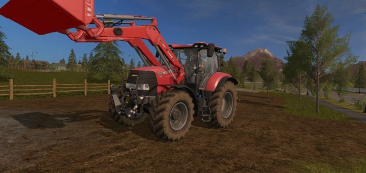 Мод Frontloader CaseIH LRZ 150 v1.0 Farming Simulator 2017