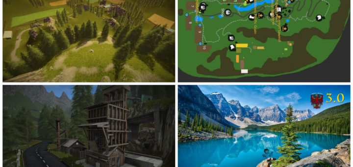 Мод карта Goldcrest Mountains V 3.0 Farming Simulator 2017