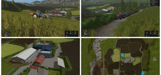 Мод карта Higher Hills 2017 V 1.0 Farming Simulator 17