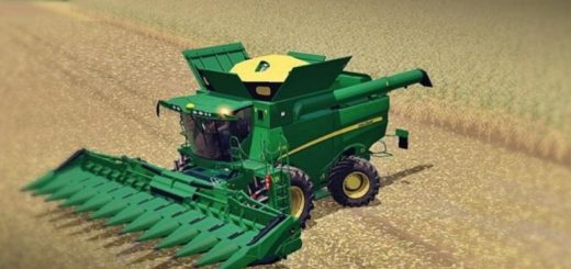 Мод комбайн JOHN DEERE S690I v2.0 Farming Simulator 17