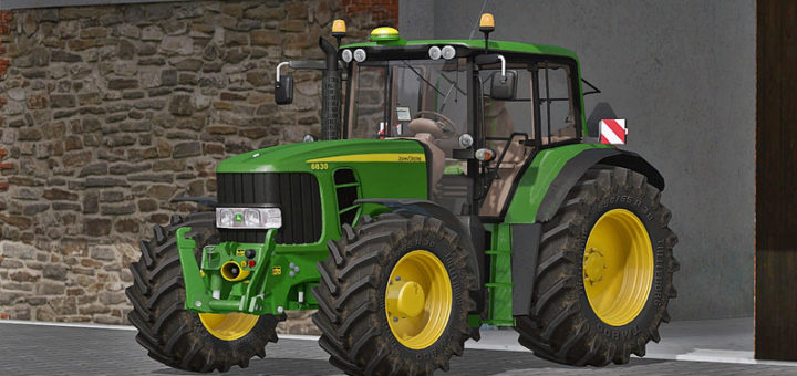 Мод трактор John Deere 6030 Premium (6630 / 6830 / 6930) v 1.0 Farming Simulator 2017