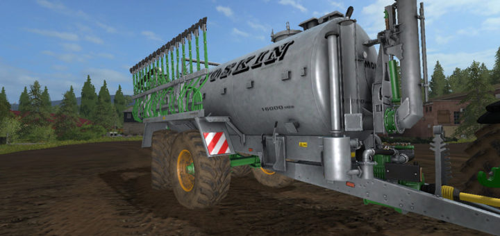 Мод прицеп Joskin Modulo2 with steering axle v 1.0 Farming Simulator 17