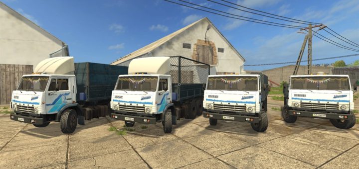 Мод грузовик Камаз KamAZ 5320 v 1.0 Фермер Симулятор 2017