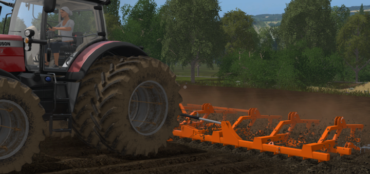 Мод культиватор Laumetris LLK-10 Soil leveler v 1.0 Farming Simulator 2017