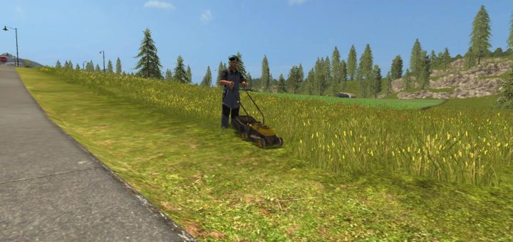 Мод газонокосилка Lizard TRX Mower V 1.0 Farming Simulator 2017