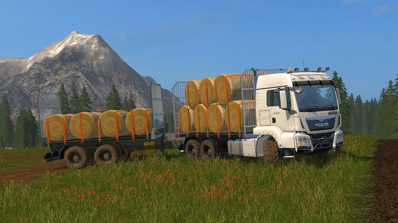 Мод MAN Baletransport v 1.0 Farming Simulator 2017