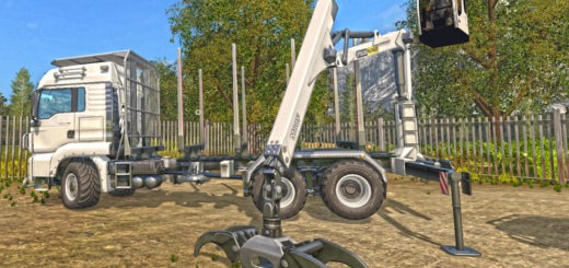 Мод MAN TGS 33.480 FORESTRY TRUCK & TRAILER V 0.9 Farming Simulator 17