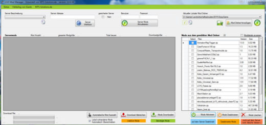 Менеджер модов Mod Manager 5 V 5.0.1.92 Farming Simulator 17 и Farming Simulator 15