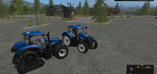 Мод трактор New Holland T7 v 1.3 Farming Simulator 2017