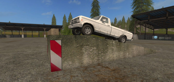 Мод рампа Placeable loading ramp v 1.1 Farming Simulator 2017