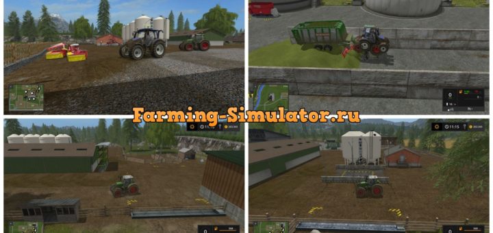 Мод карта Rocky Mountains V 1.6 Farming Simulator 17