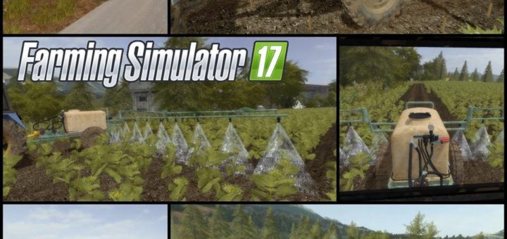Мод опрыскиватель SPRAYER SLEZA 1000 Farming Simulator 17