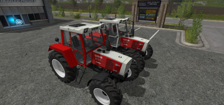 Мод трактор STEYR 8165a Turbo SK2 Farming Simulator 2017