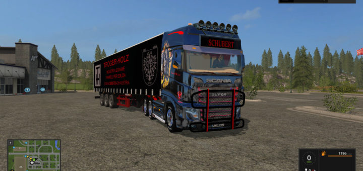 Мод Scania 700 Evo Schubert Edit v 0.8 Farming Simulator 17