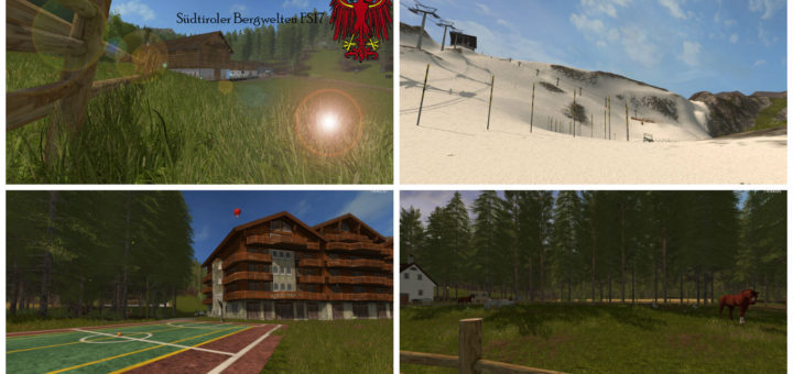 Мод карта South Tyrolean mountain scenery V 3.2 Farming Simulator 2017
