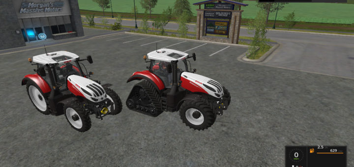 Мод трактор Steyr Terrus CVT v 1.3 Farming Simulator 17