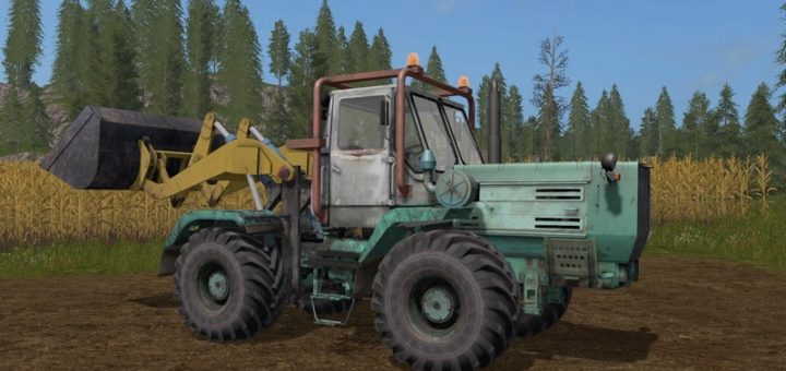 Мод трактор Т 150К TO-25 FrontLoader v 1.0 Фермер Симулятор 2017