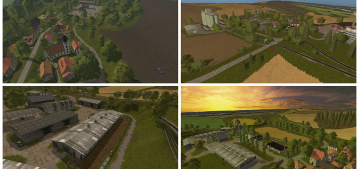 Мод карта Thüringer Oberland V 1.0 Farming Simulator 2017