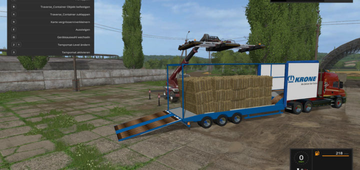 Мод прицеп Truck trailer V 1.0 wsb Farming Simulator 17