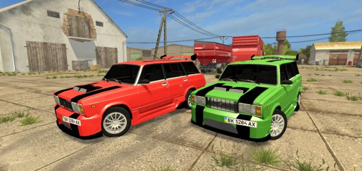 Мод авто ВАЗ Vaz 2104 Tuning v1.0 Farming Simulator 2017