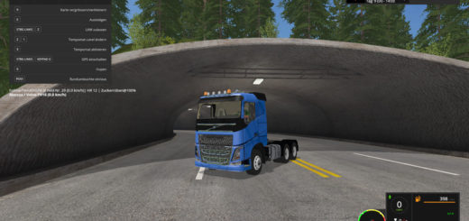 Мод тягач Volvo FH16 6x4 v 1.0 Farming Simulator 17