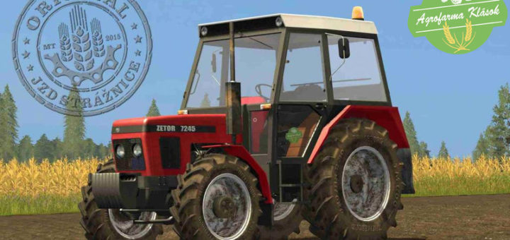 Мод трактор Zetor 7245 Final v 2.0 Farming Simulator 17
