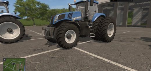 Мод трактор New Holland T8 Tuning 1.1 Hotfix Farming Simulator 2017