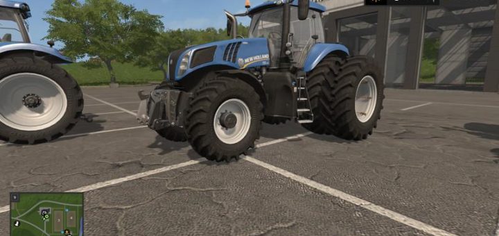 Мод трактор New Holland T8 Tuning 1.1 Hotfix Farming Simulator 2017
