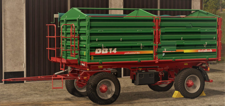 Мод прицеп Metaltech DB 14 v 1.0 Farming Simulator 2017