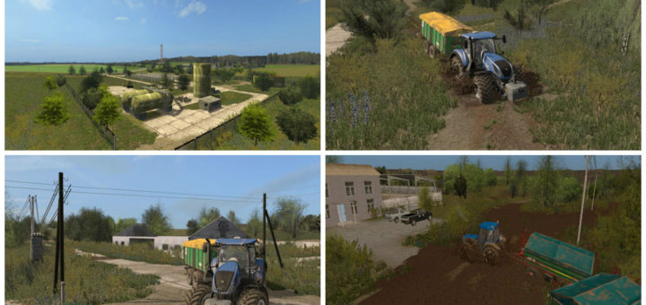 Мод карта Балдейкино BALDEYKINO MAP V 3.0.0.0 SC FIX Фарминг Симулятор 2017