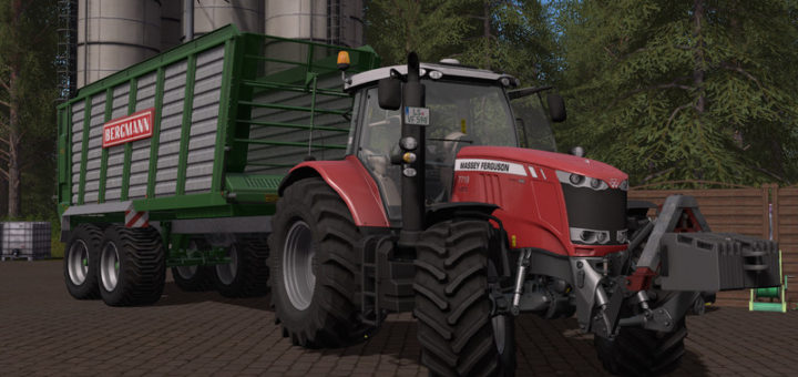Мод прицеп Bergmann HTW 40 v 1.0 Farming Simulator 17