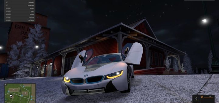 Мод авто BMW i8 v 1.0 FS 17