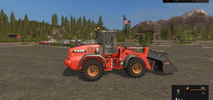 Мод погрузчик CASE 721F XR V2.0 Farming Simulator 17