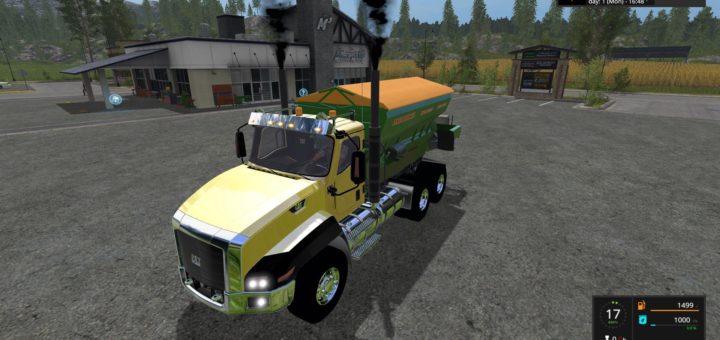 Мод CATERPILLAR CT660 SPREADER V1.0 Farming Simulator 17