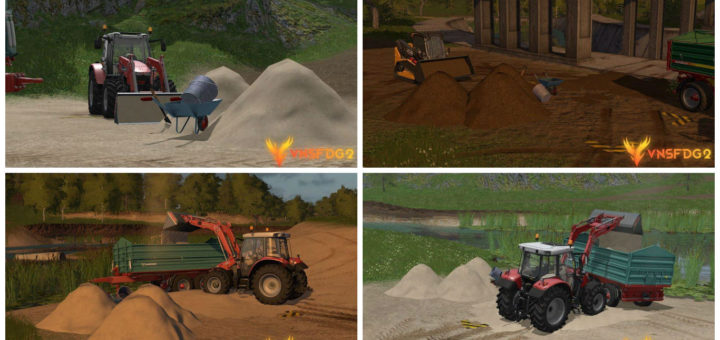Мод Earth and sand v 1.1 beta Farming Simulator 2017