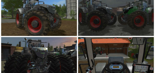 Мод трактор FENDT 1000 VARIO BY STEP33 V1.4 FS17