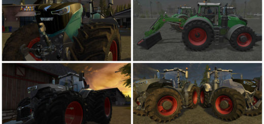Мод трактор Fendt 1000 Vario v 1.5 Farming Simulator 2017
