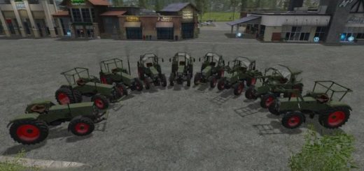 Мод ПАК тракторов Fendt Favorit pack v 1.0 FS 17