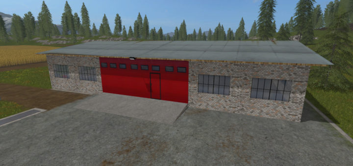 Мод гараж Garage Placeable v1.0 FS17