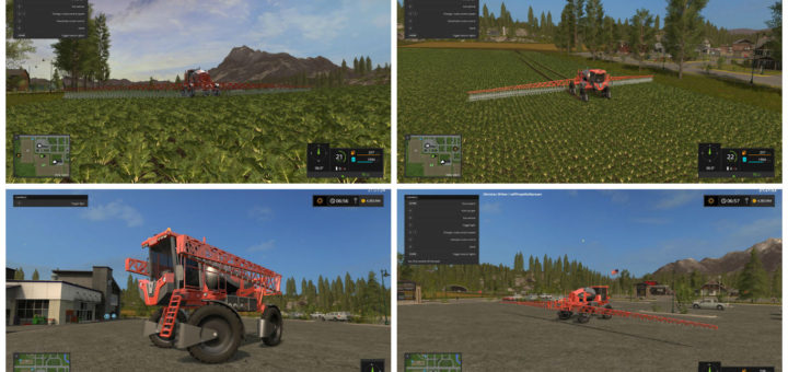 Мод опрыскиватель JACTO UNIPORT 3030 V1.1.0.0 Farming Simulator 2017