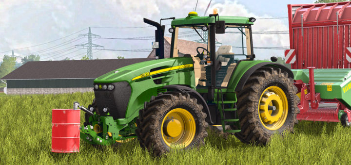 Мод трактор John Deere 7020 Serie v 1.0 FS17
