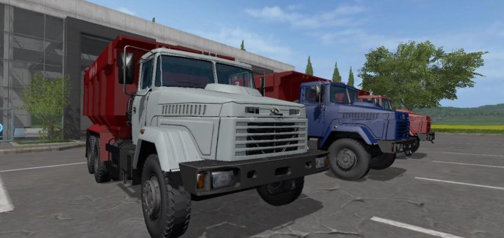 Мод грузовик Краз 65055 v 1.0.0.0 Фарминг Симулятор 2017