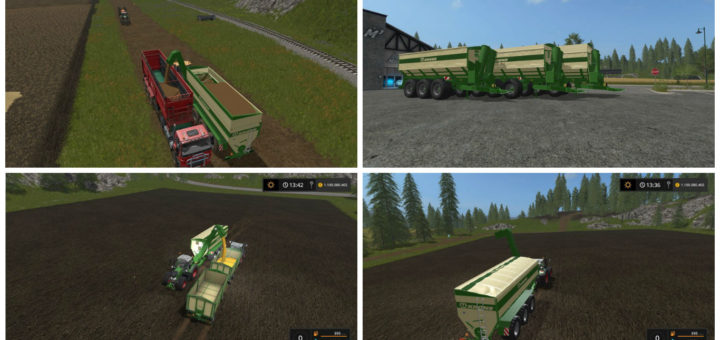 Мод прицеп Krone TX430 v 1.1.0.0 FS 17